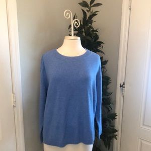 J.JILL Women’s Sweater Blue Large Petite